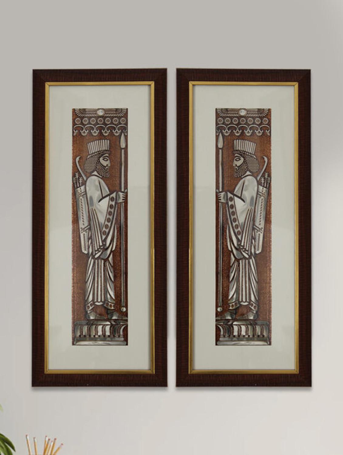 the archaemenid soldier wall painting - 21866052 - Zoom Image - 0