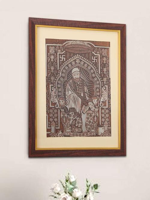 shraddha saburi sai baba painting - 21866065 -  Standard Image - 0