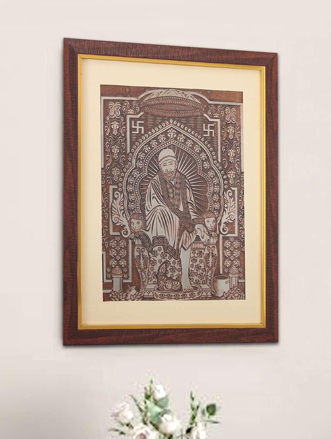shraddha saburi sai baba painting - 21866065 -  Zoom Image - 0