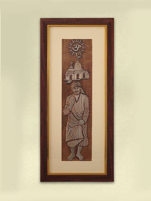 divine sai baba wall painting