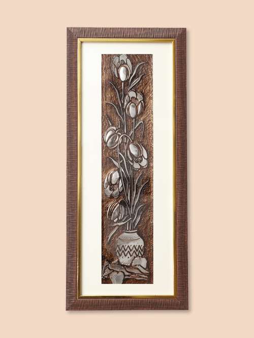 egyptian peony flower wall painting