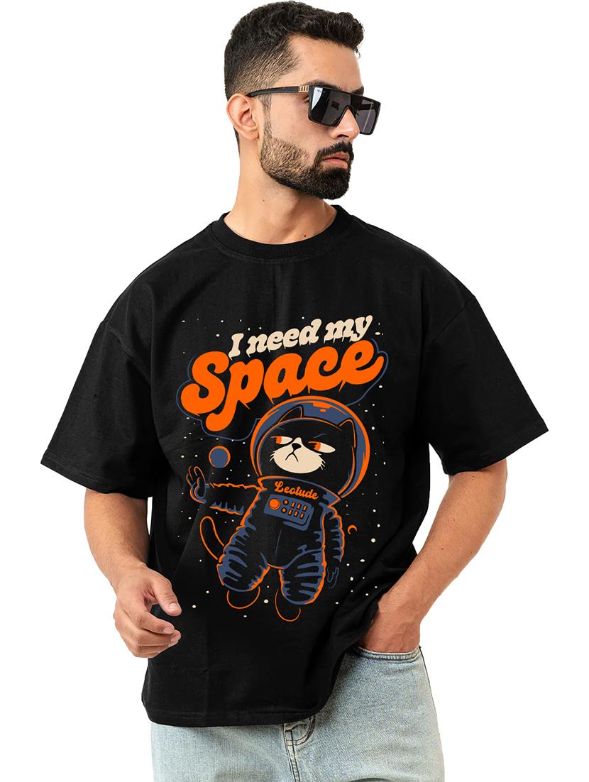 men printed short sleeve oversized t-shirt - 21870862 - Zoom Image - 0