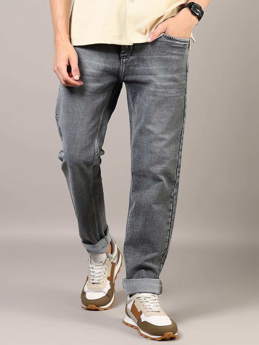 men solid mid rise slim fit jean - 21871629 - Standard Image - 2