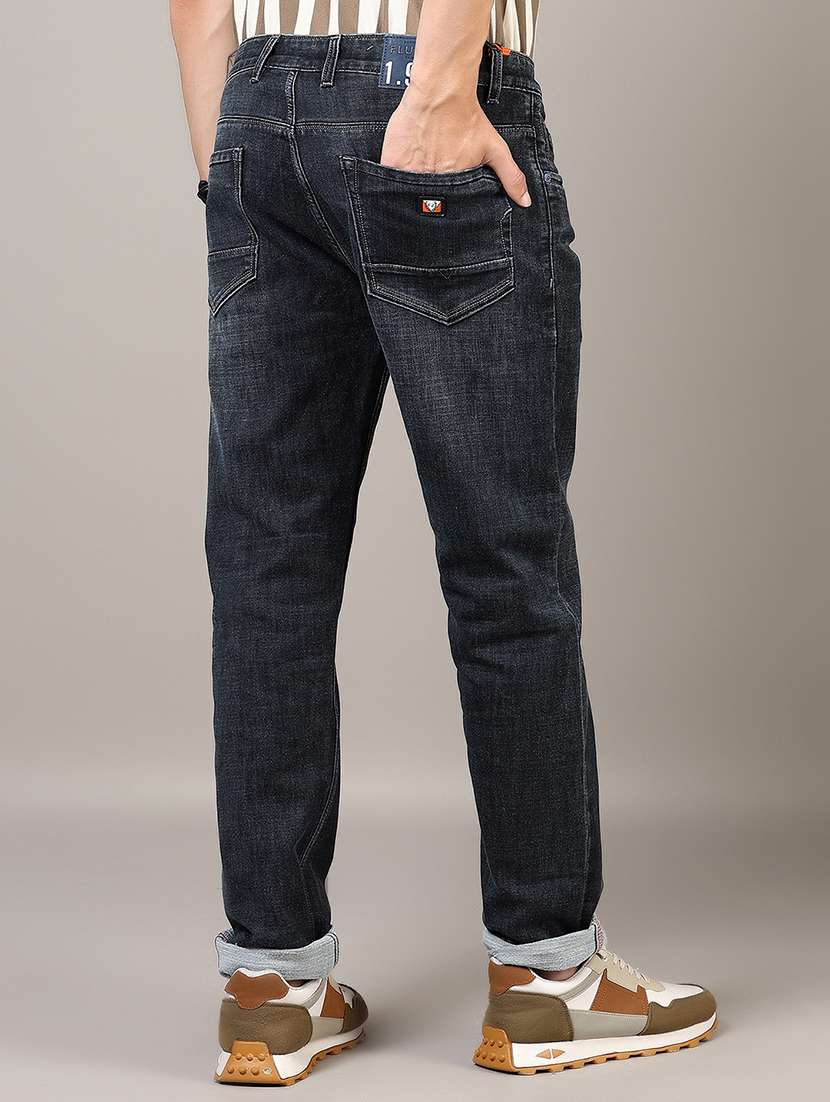 men washed mid rise full length jean - 21871939 - Standard Image - 2