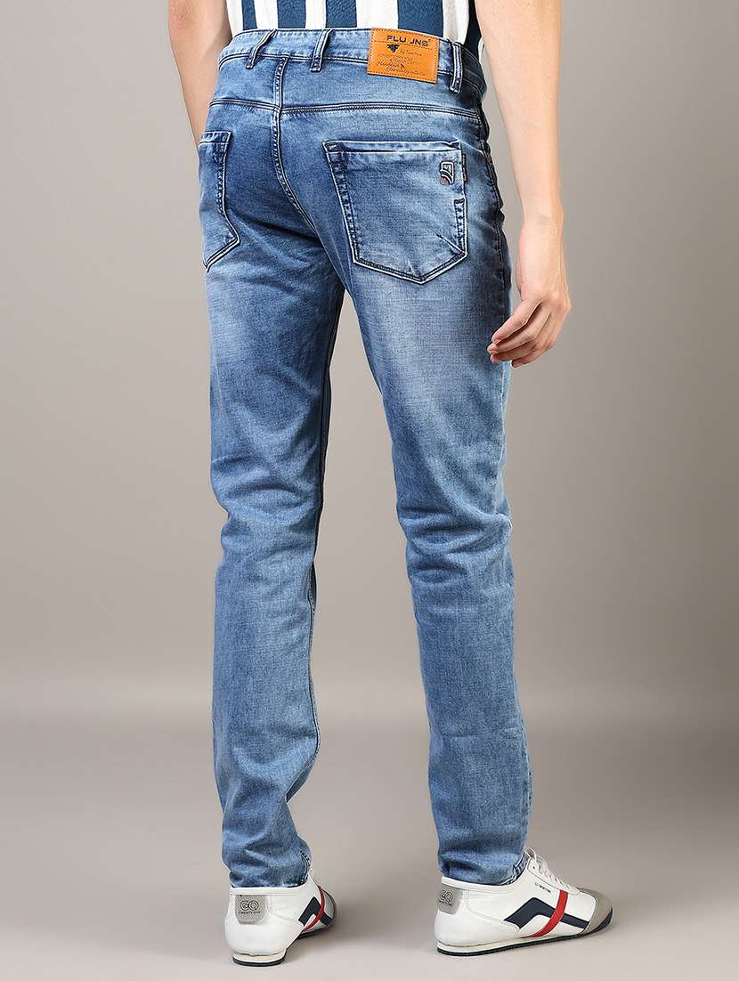 men washed mid rise full length jean - 21871942 -  Standard Image - 2