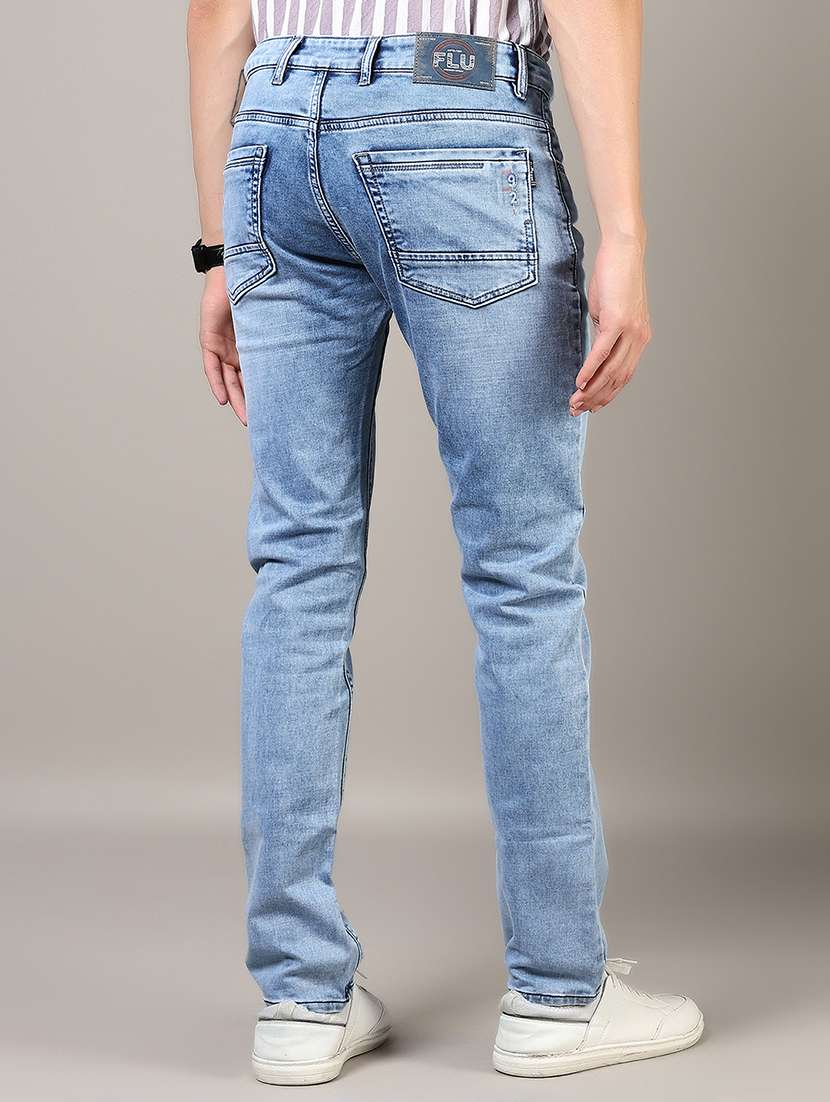 men washed mid rise full length jean - 21871993 -  Standard Image - 2