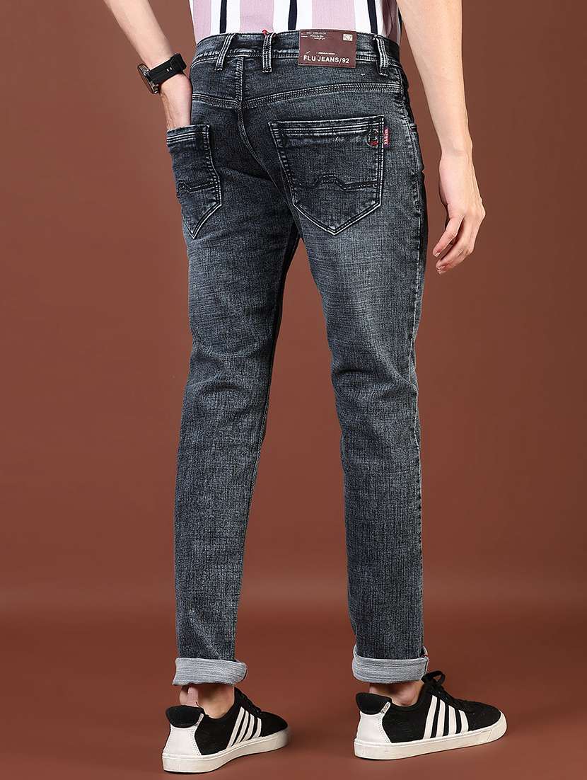 men washed mid rise full length jean - 21872055 -  Standard Image - 2