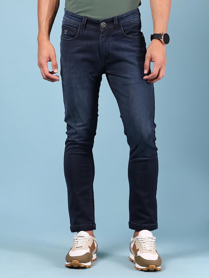 men solid mid rise slim fit jean - 21872181 - Zoom Image - 0