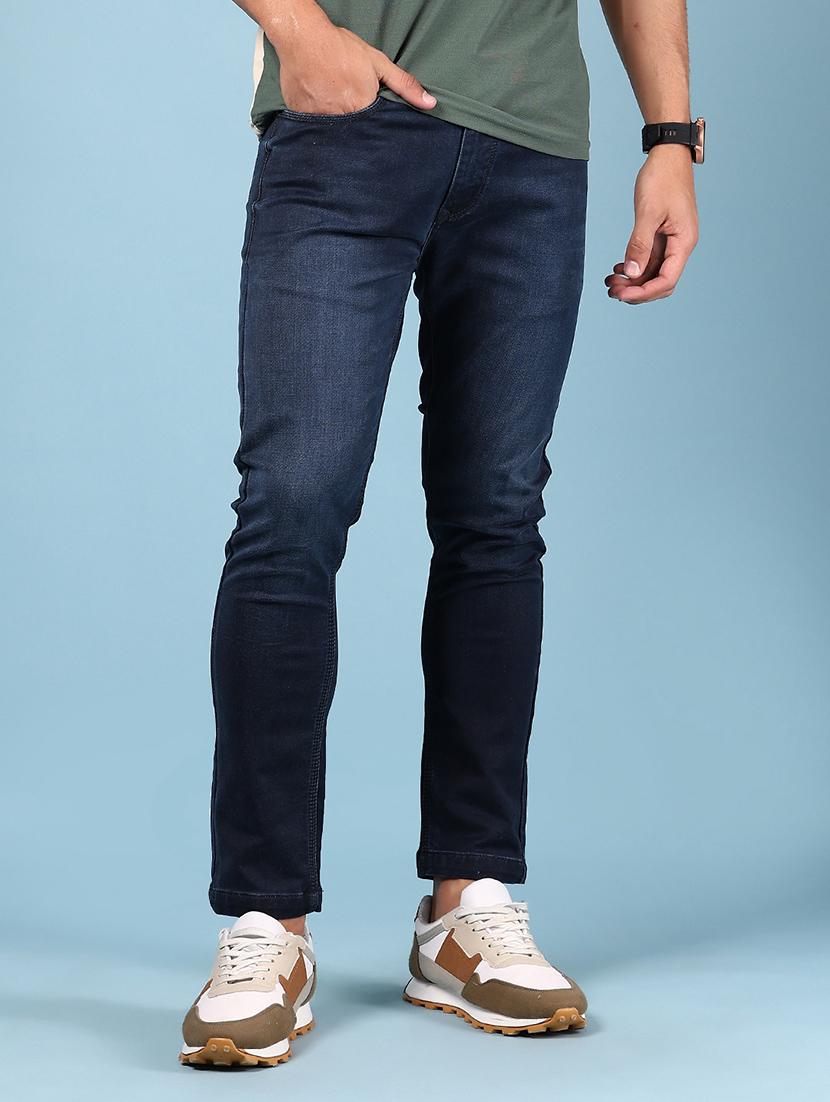 men solid mid rise slim fit jean - 21872181 - Standard Image - 2