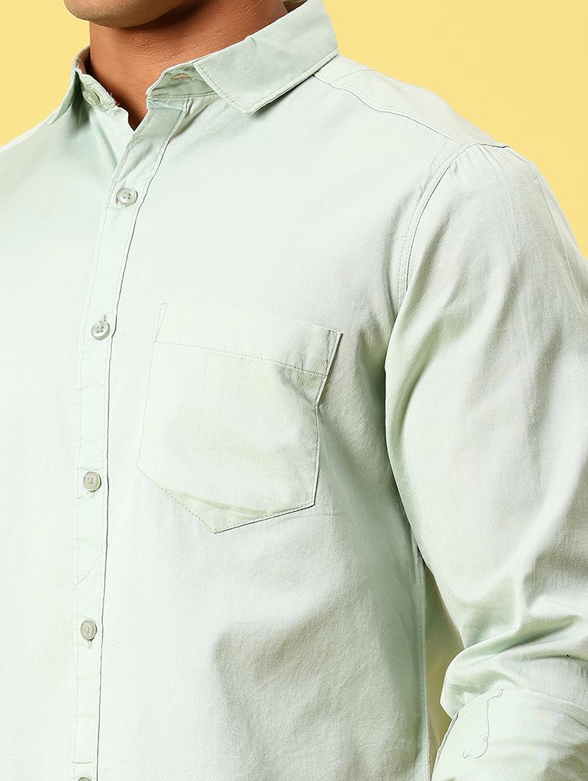 men solid collared long sleeve shirt - 21872355 - Standard Image - 2