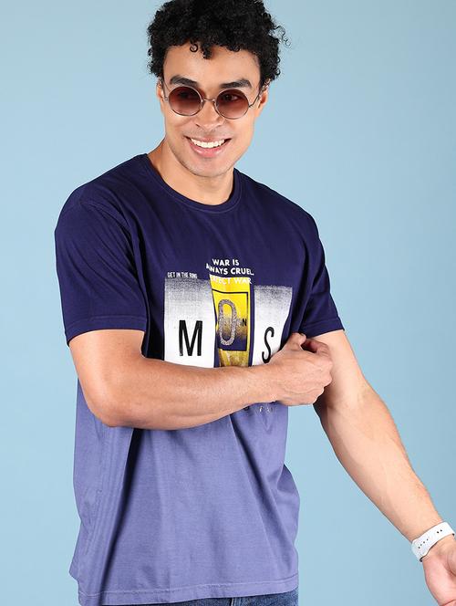 men printed short sleeve regular fit t-shirt - 21872642 -  Standard Image - 0