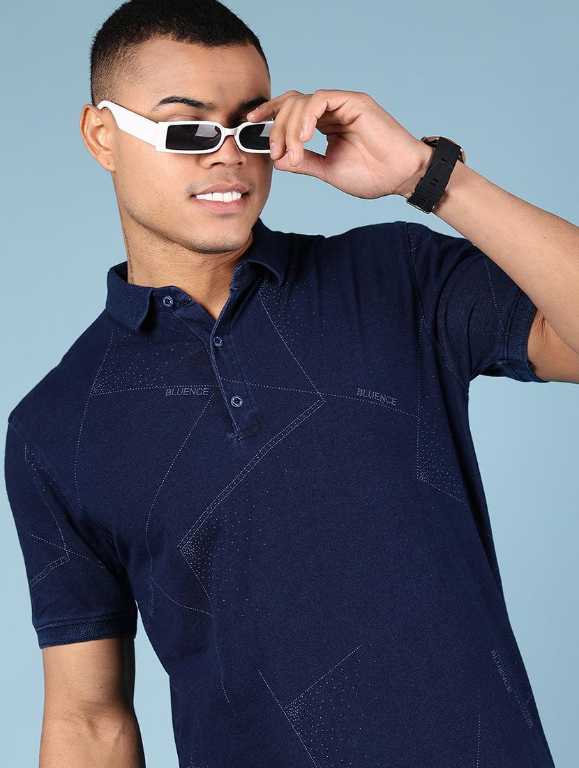men printed short sleeve regular fit polo t-shirt - 21872686 - Standard Image - 2