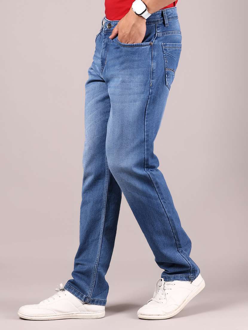 men washed mid rise full length jeans - 21872720 - Standard Image - 2