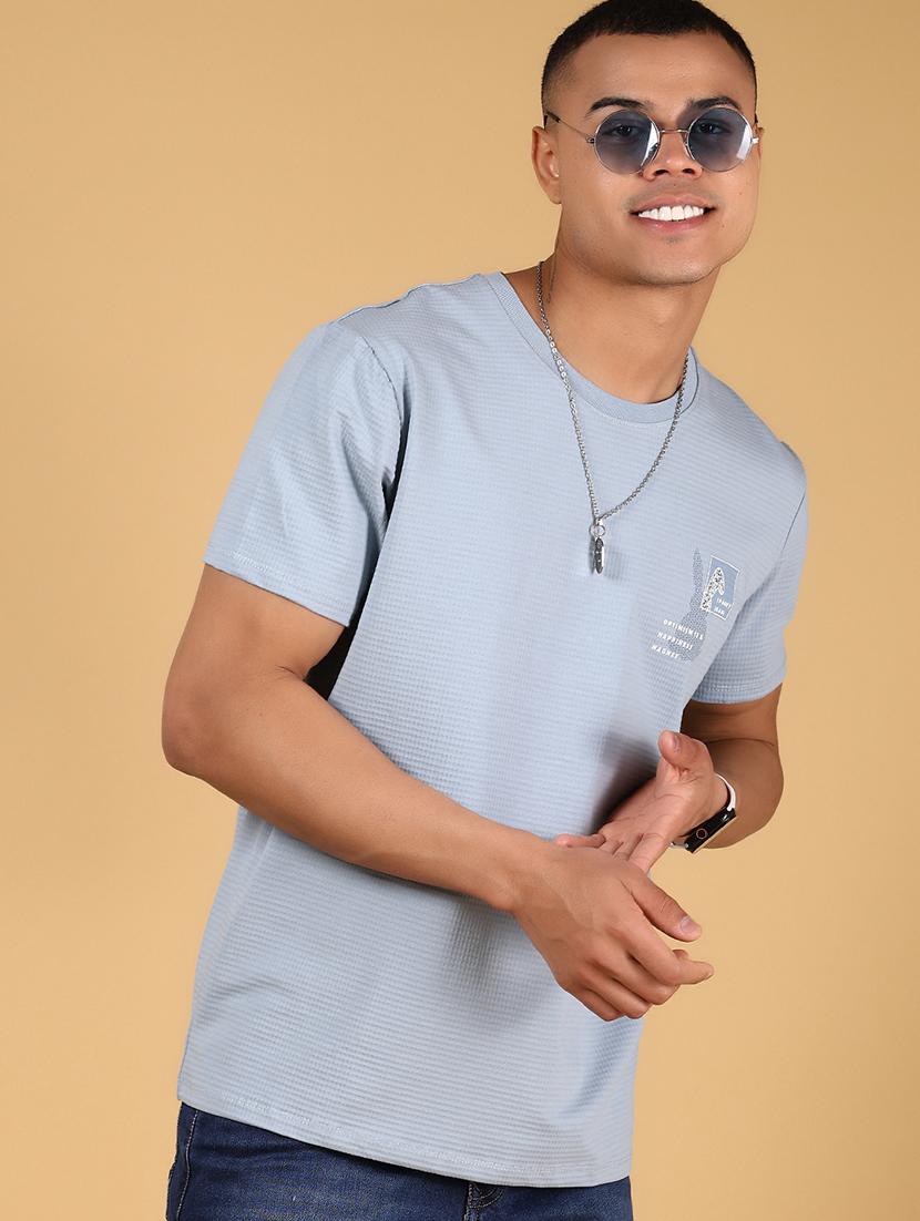 men front & back print round neck regular fit t-shirt - 21872731 - Zoom Image - 0