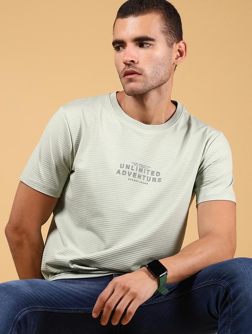 men chest print short sleeve regular fit t-shirt - 21872803 -  Standard Image - 0