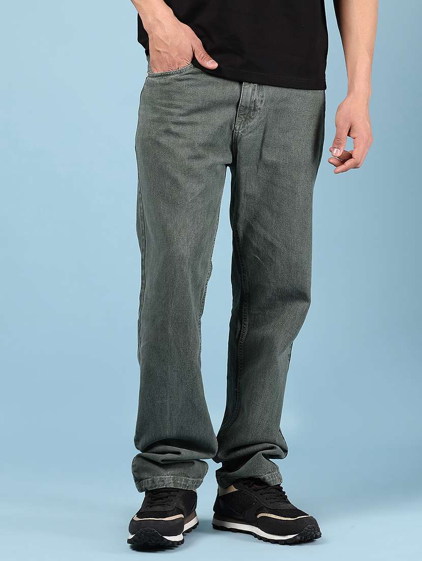 men solid mid rise relaxed fit jean - 21872852 -  Standard Image - 2