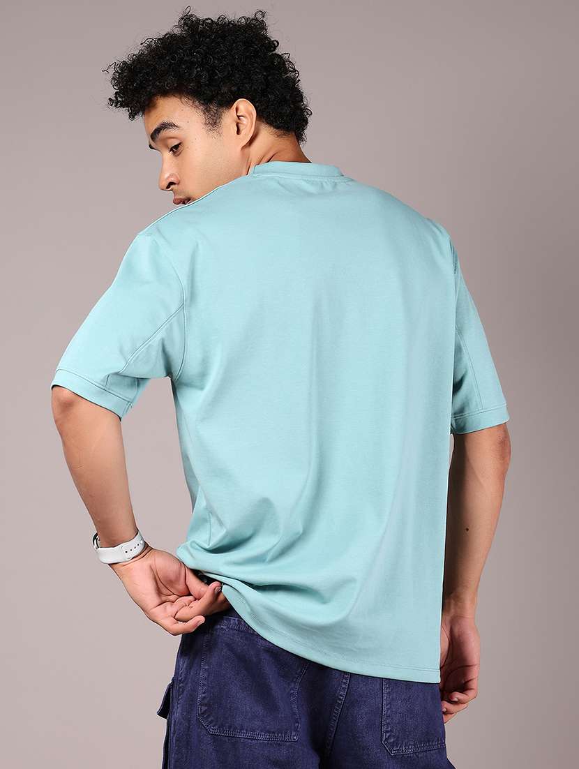 men placement print short sleeve oversized t-shirt - 21873046 -  Standard Image - 2