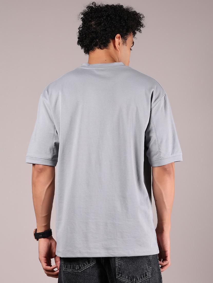 men placement print short sleeve oversized t-shirt - 21873048 - Standard Image - 2