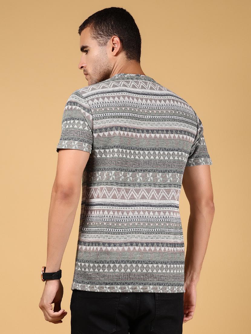 men self design short sleeve regular fit t-shirt - 21873068 - Standard Image - 2