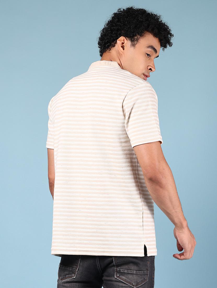 men striped long sleeve regular fit t-shirt - 21873077 - Standard Image - 2