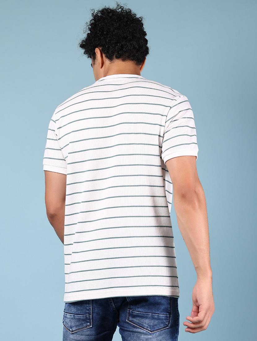 men striped short sleeve regular fit t-shirt - 21873078 - Standard Image - 2