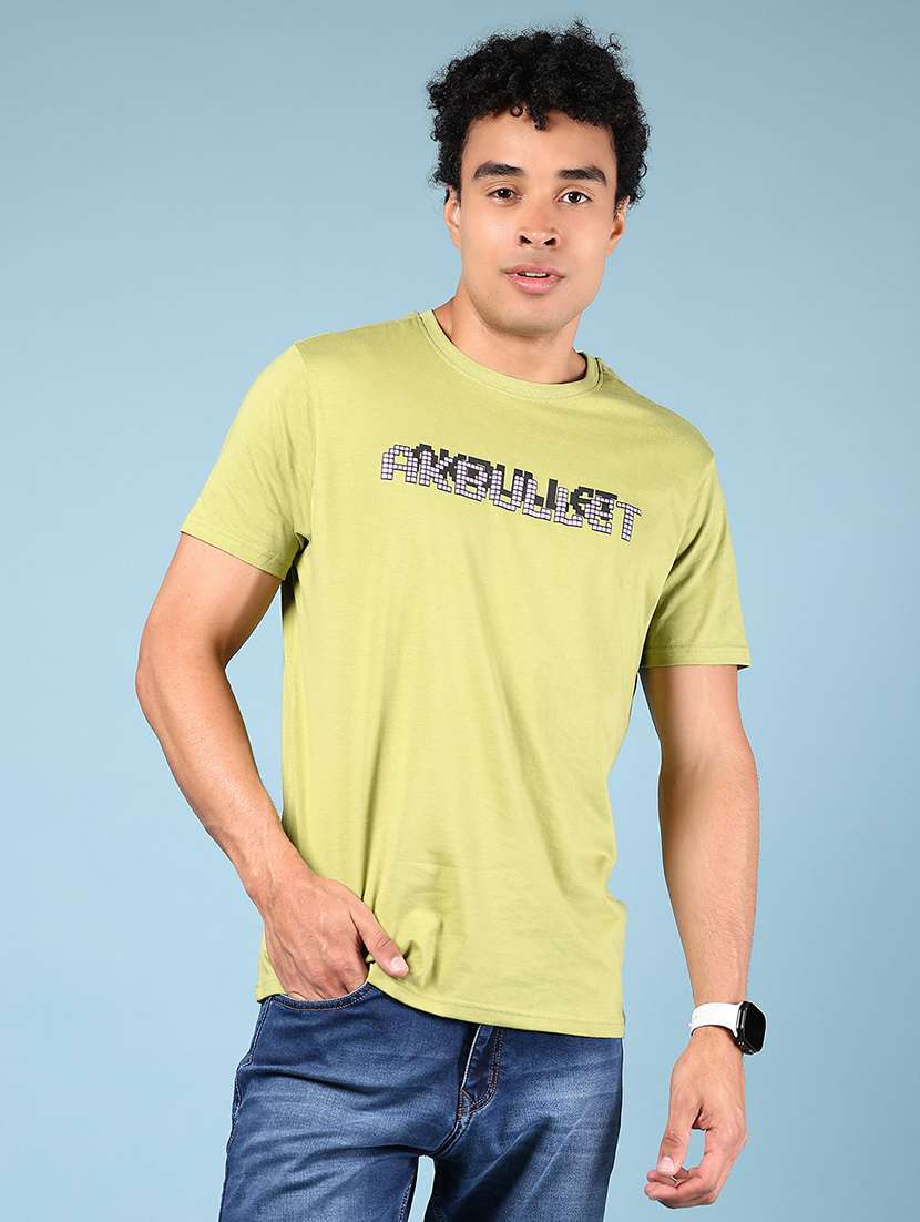 men printed short slevee regular fit t-shirt - 21873087 -  Standard Image - 2