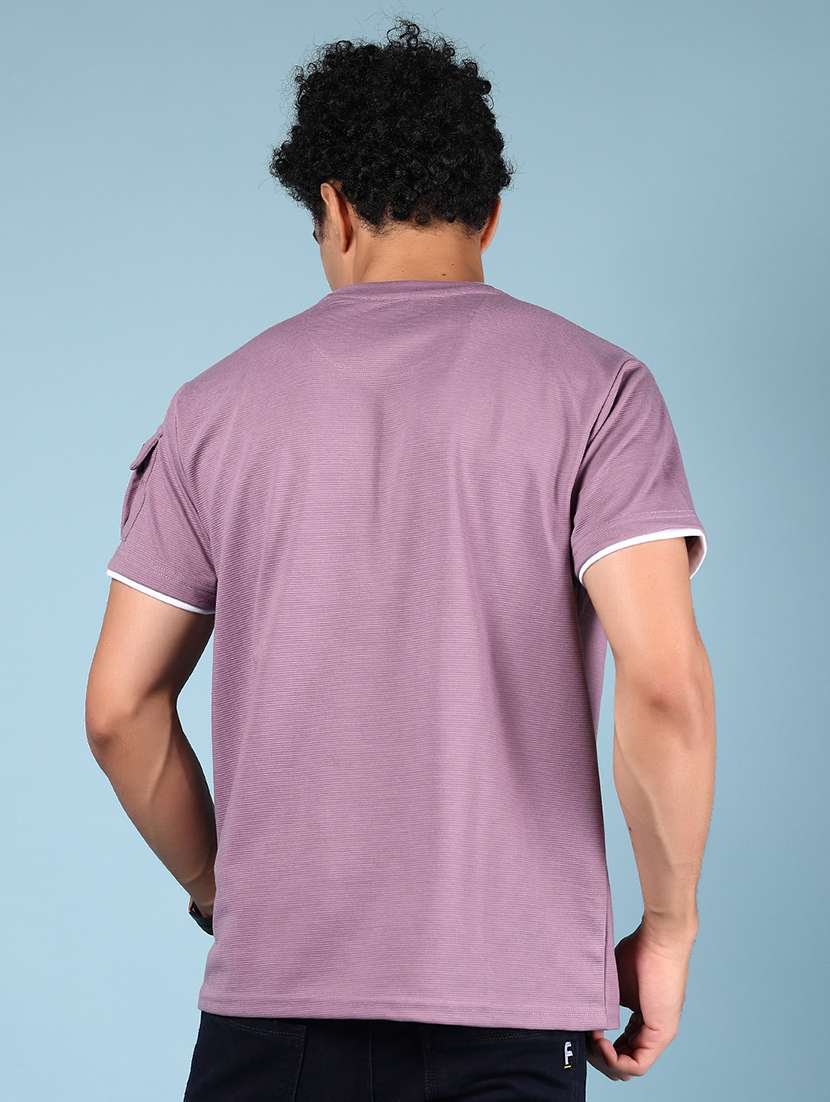 men solid short sleeve regular fit t-shirt - 21873166 - Standard Image - 2