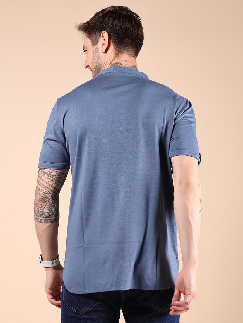men solid short sleeve regular fit t-shirt - 21873548 - Standard Image - 2