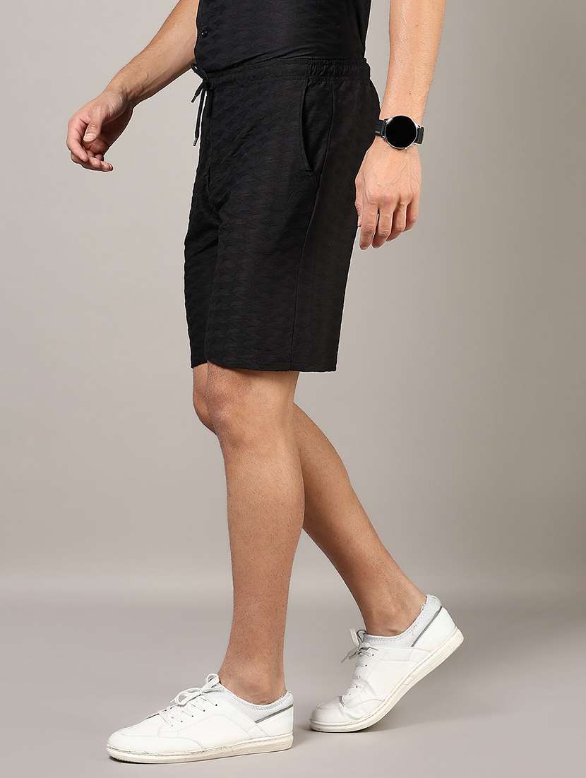 men self design mid rise regular fit shorts - 21873549 -  Standard Image - 2
