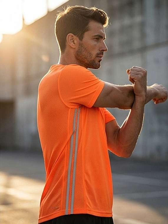 men striped short sleeve regular fit t-shirt - 21873622 -  Standard Image - 2