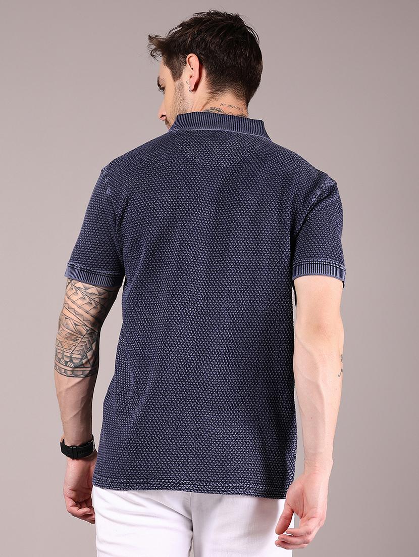 men self design short sleeve regular fit polo t-shirt - 21873693 - Standard Image - 2
