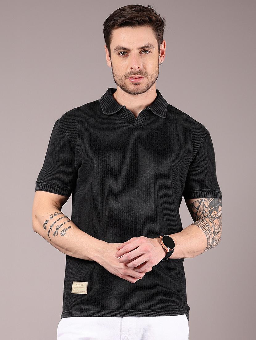 men self design short sleeve regular fit polo t-shirt - 21873696 -  Zoom Image - 0
