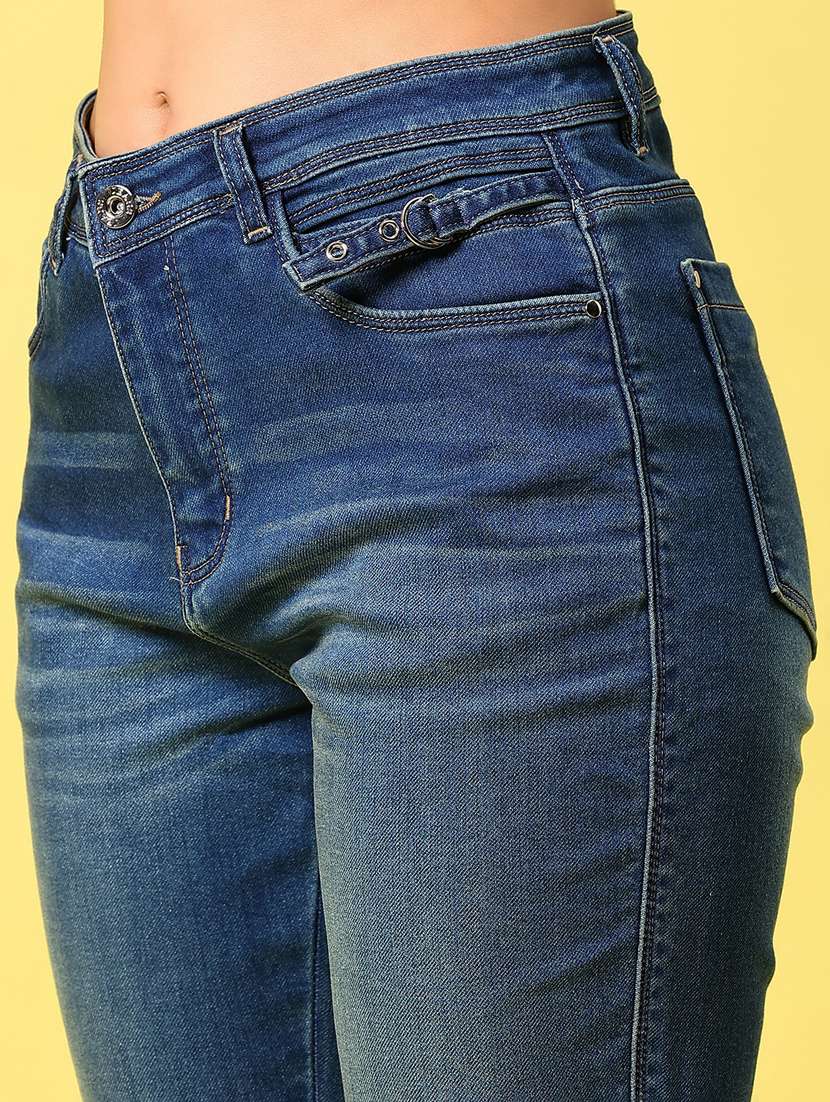 women solid high rise slim fit jean - 21873720 -  Standard Image - 2