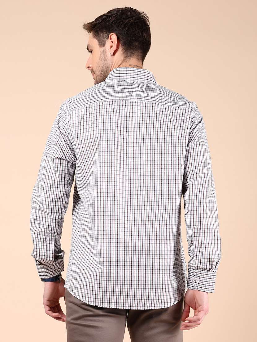 men checkered long sleeve formal shirt - 21873991 -  Standard Image - 2