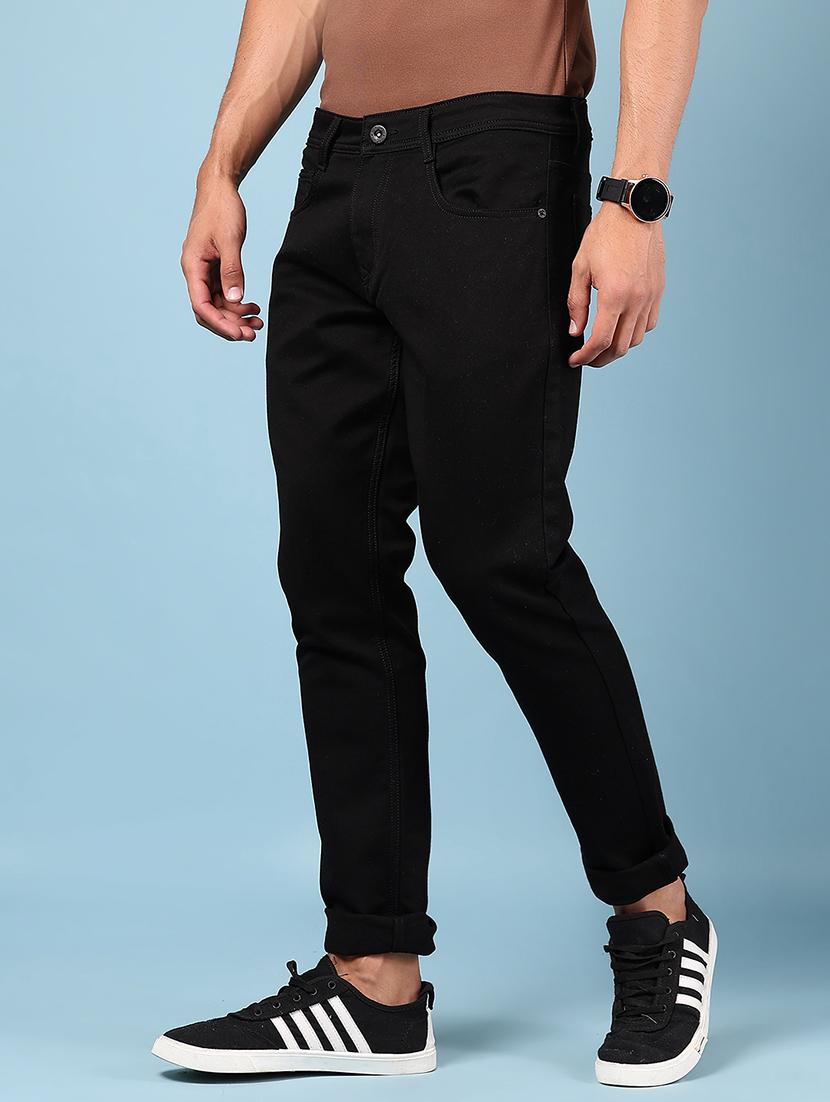 men solid mid rise slim fit jean - 21874002 - Standard Image - 2