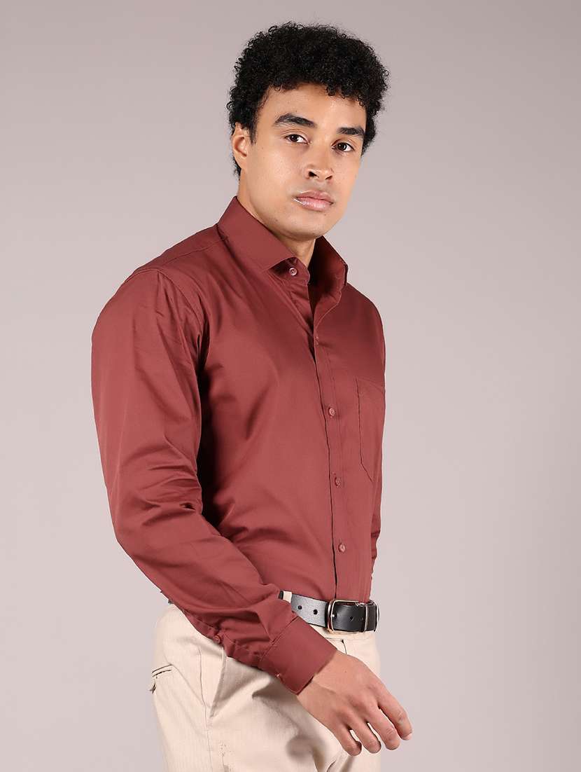 men solid long sleeve formal shirt - 21874031 -  Standard Image - 2