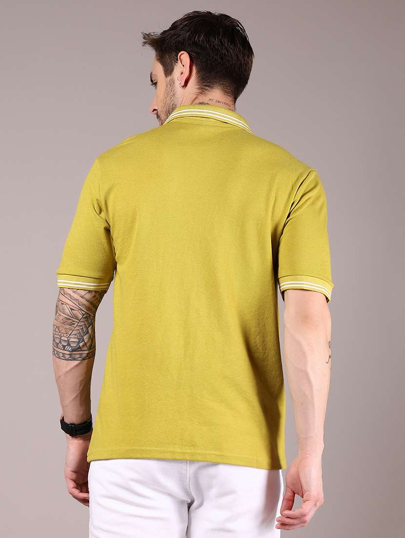 green cotton plain tshirt - 21874159 -  Standard Image - 2