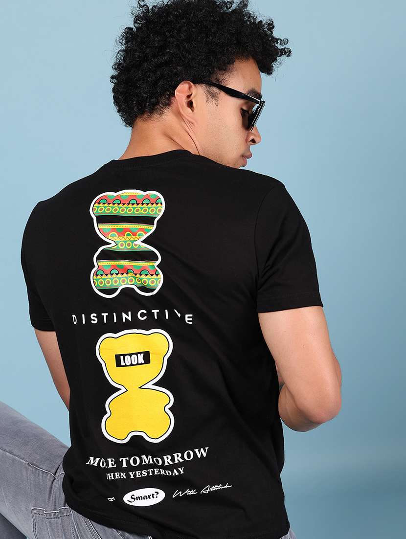 men printed short sleeve regular fit t-shirt - 21874264 - Standard Image - 2