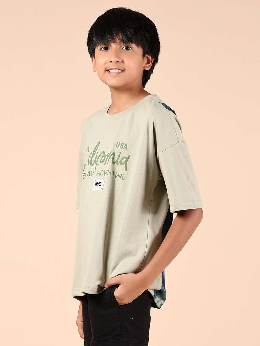 boys front & back print short sleeve t-shirt - 21874272 -  Standard Image - 2