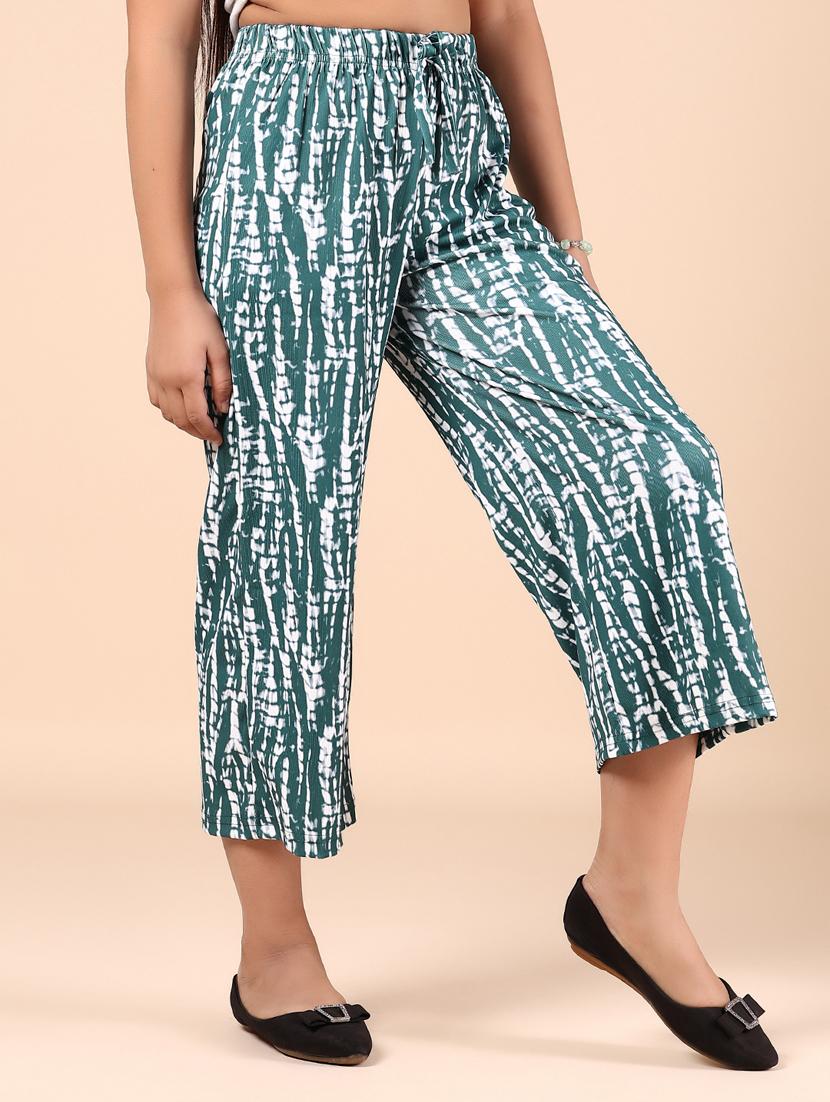girls printed mid rise culottes - 21874290 - Standard Image - 2
