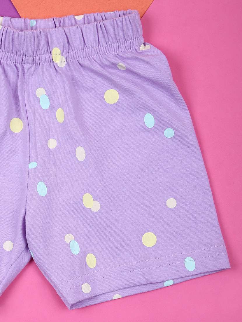 kids printed t-shirt and short set - 21874359 - Standard Image - 2
