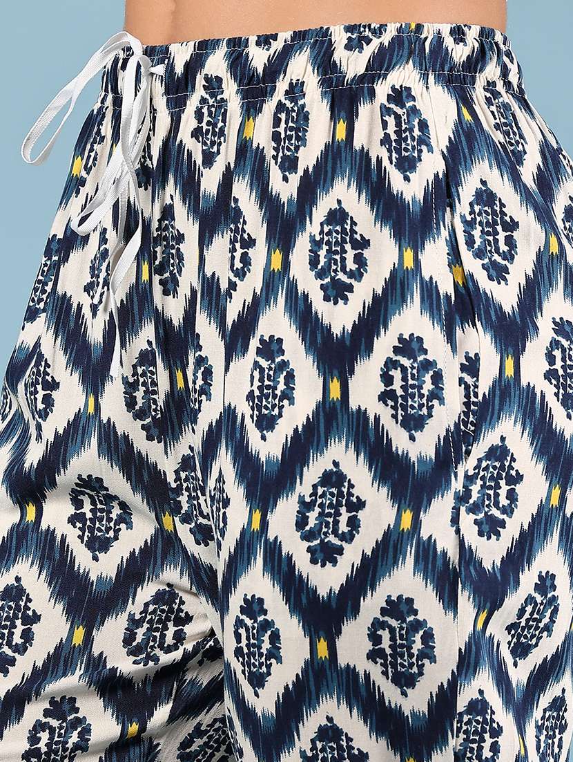 women printed low rise loungewear pajamas - 21874366 -  Standard Image - 2