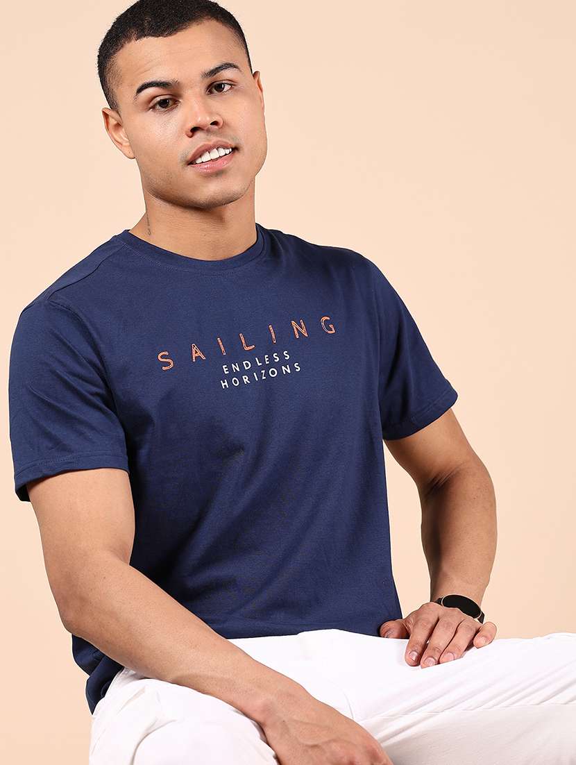 men printed short sleeve regular fit t-shirt - 21874413 -  Standard Image - 2