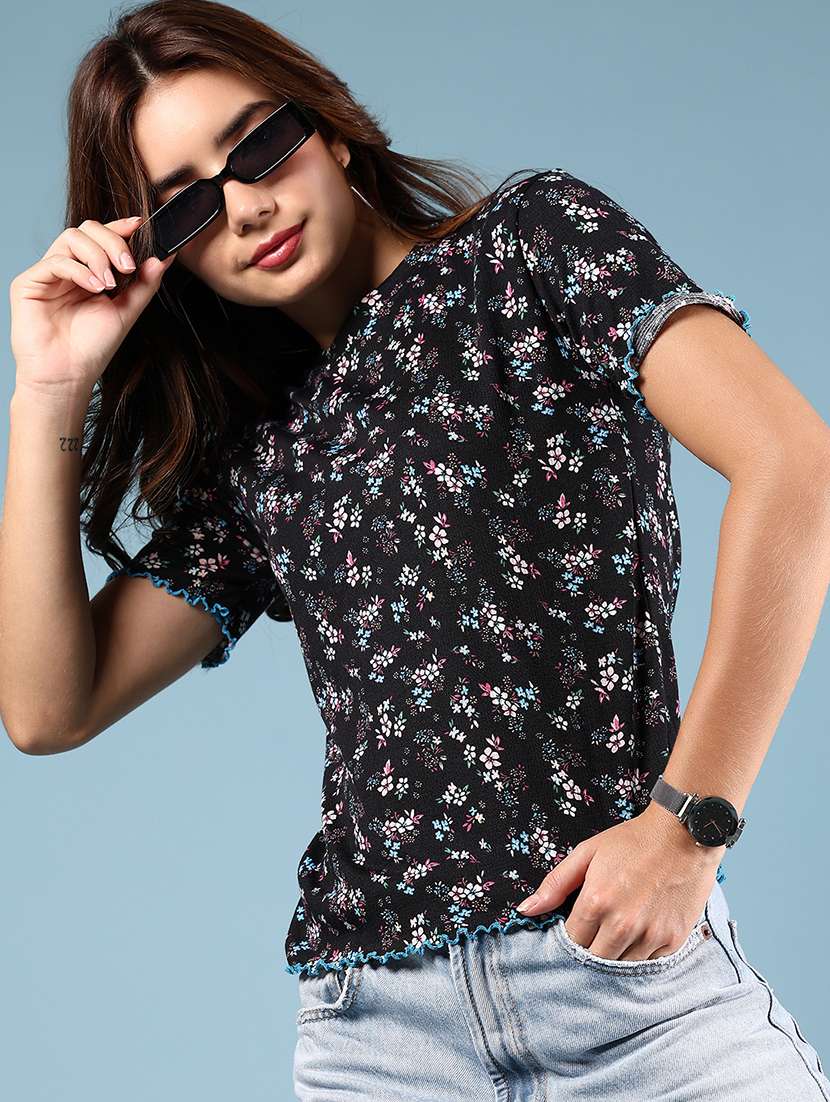 women all over print short sleeve t-shirt