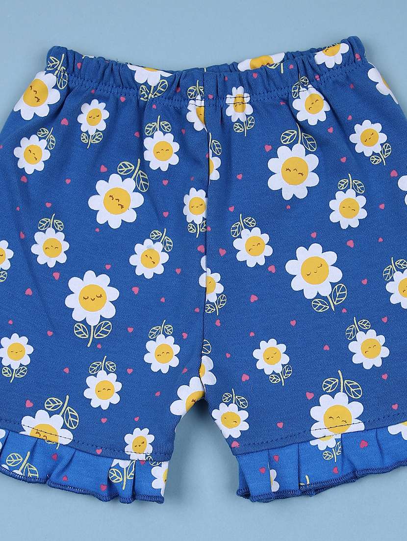 kids pack of 2 printed mid rise shorts - 21874448 - Standard Image - 2