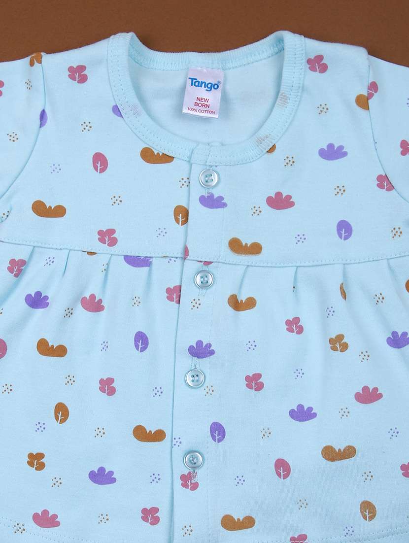 girls pack of 2 printed frock with bloomer set - 21874454 -  Standard Image - 2