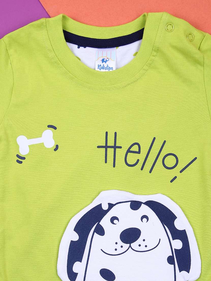 boys printed t-shirt and short set - 21874458 - Standard Image - 2