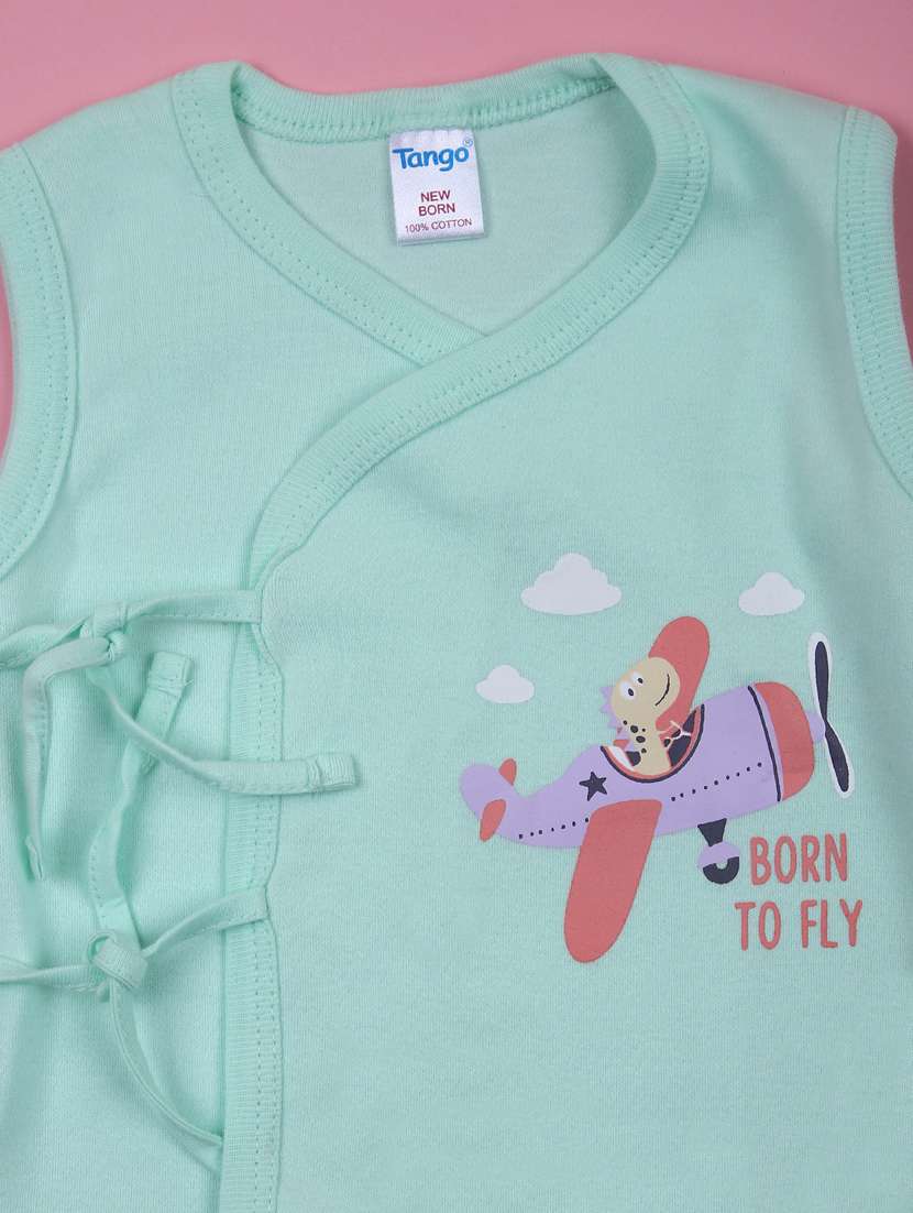 kids pack of 3 printed sleeveless t-shirt - 21874497 -  Standard Image - 2