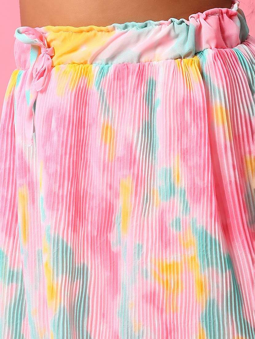 girls printed mid rise a-line skirt - 21874644 -  Standard Image - 2