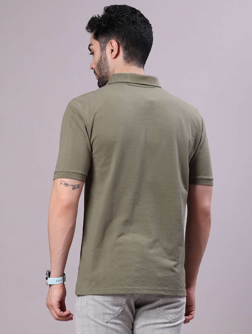 men solid short sleeve regular fit polo t-shirt - 21874696 -  Standard Image - 2